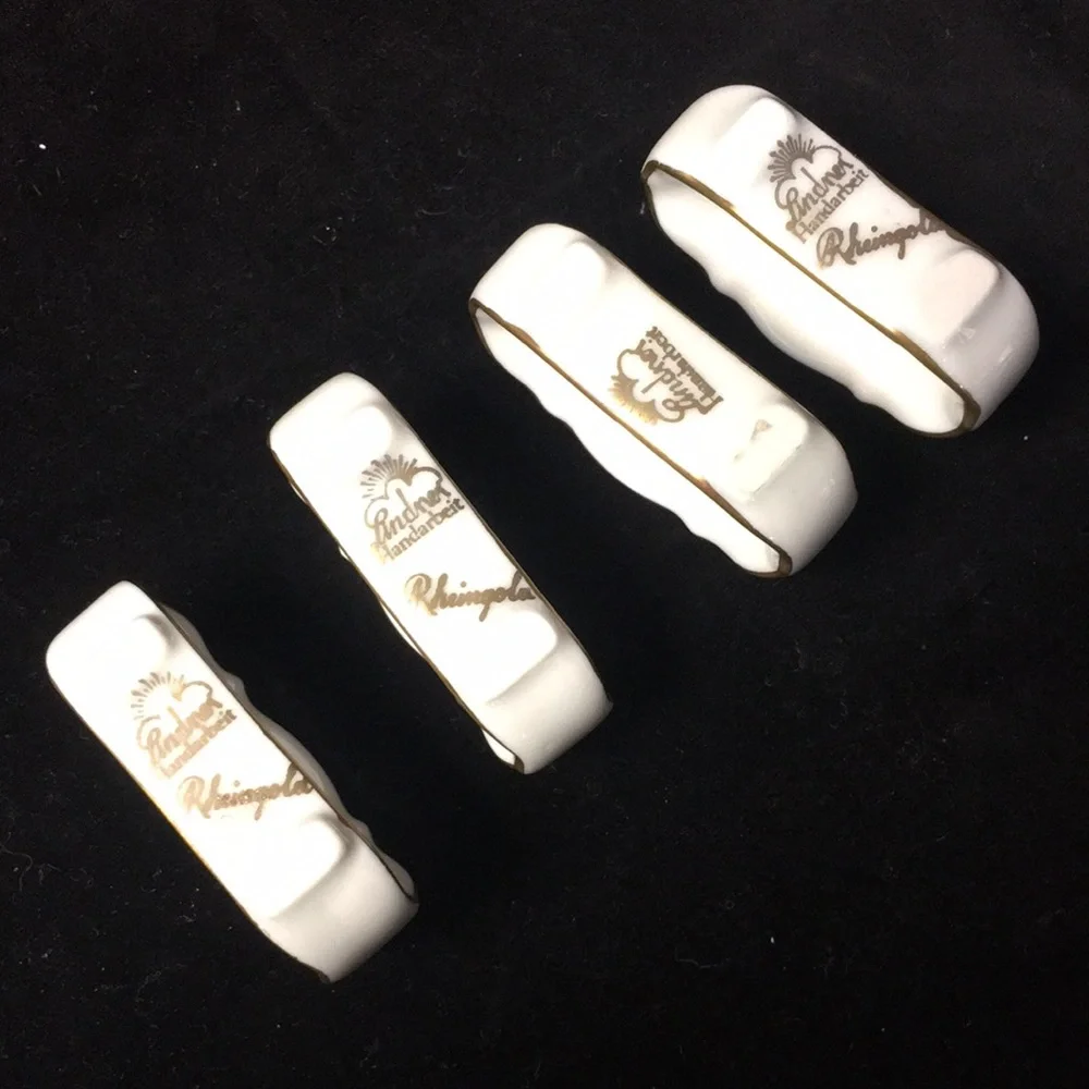 Porcelain Napkin Ring by Lindbergh Handarbeit